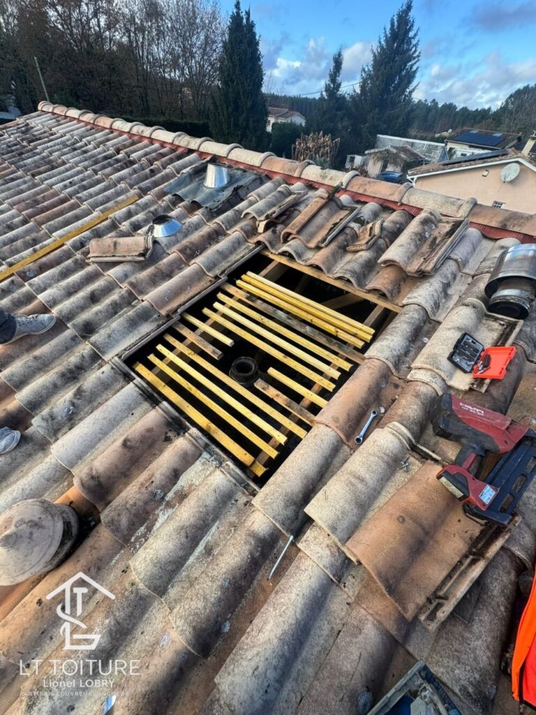 Renforcement charpente à Toulenne - LT Toiture