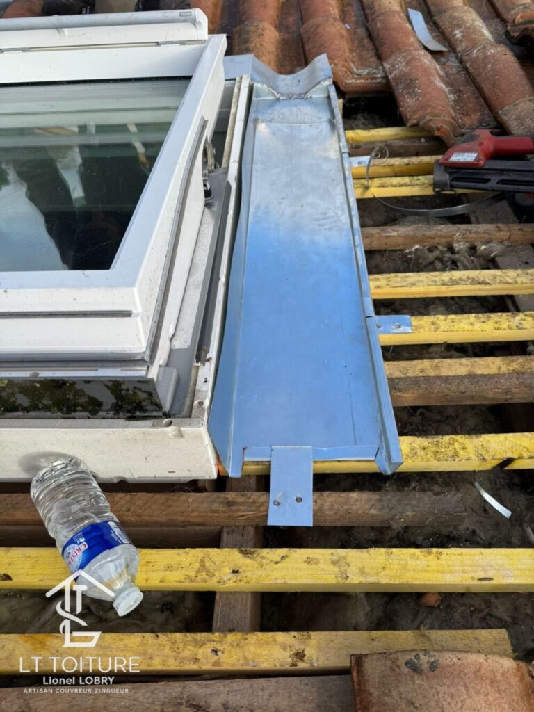 Zinguerie, Abergement Velux zinc